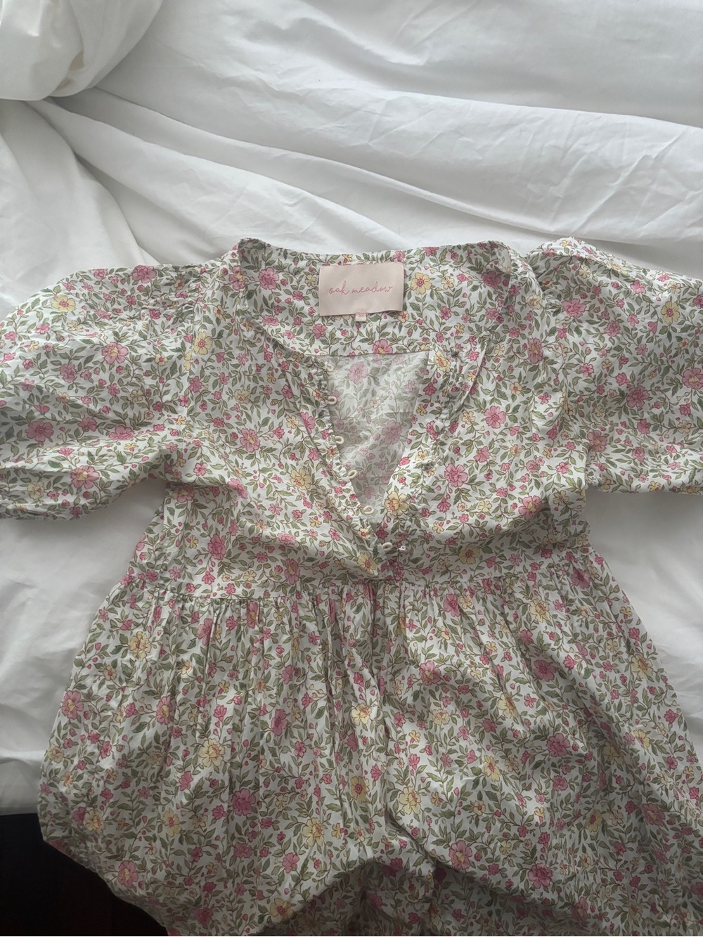 Oak meadow floral maxi dress